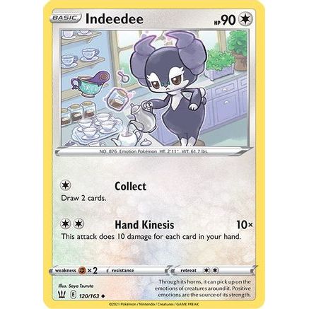 Indeedee 120/163 - SWSH05 Battle Styles Reverse Holofoil