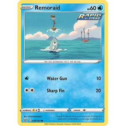 Remoraid 36/163 - SWSH05 Battle Styles