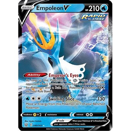 Empoleon V 40/163 - SWSH05 Battle Styles Holofoil