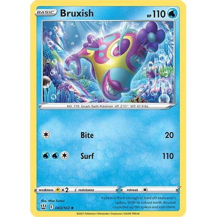 Bruxish 43/163 - SWSH05 Battle Styles Reverse Holofoil