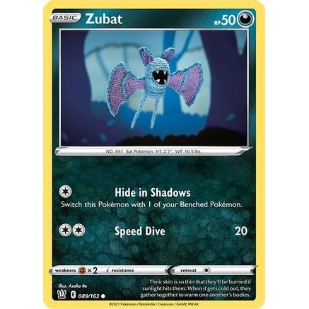 Zubat 89/163 - SWSH05 Battle Styles