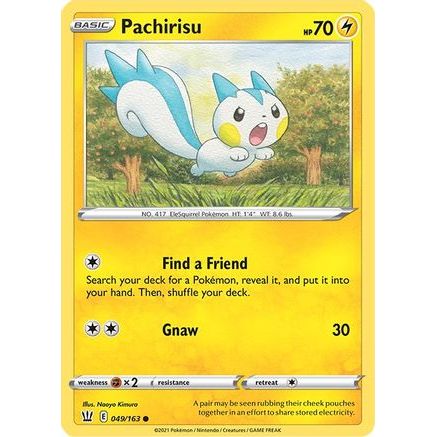 Pachirisu 49/163 - SWSH05 Battle Styles Reverse Holofoil