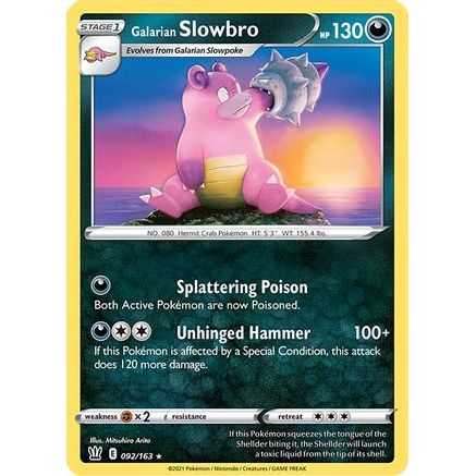 Galarian Slowbro 92/163 - SWSH05 Battle Styles Reverse Holofoil