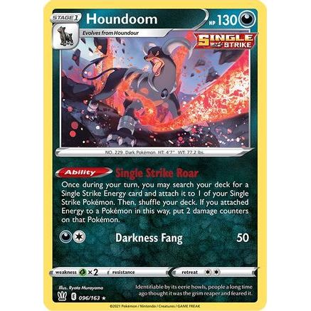 Houndoom 96/163 - SWSH05 Battle Styles Reverse Holofoil