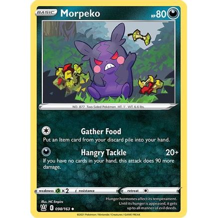 Morpeko 98/163 - SWSH05 Battle Styles Reverse Holofoil