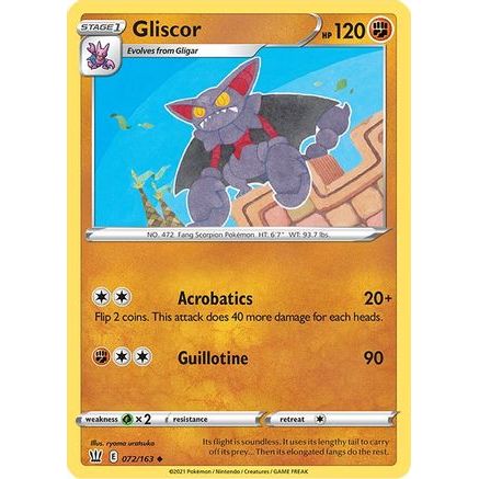Gliscor 72/163 - SWSH05 Battle Styles Reverse Holofoil