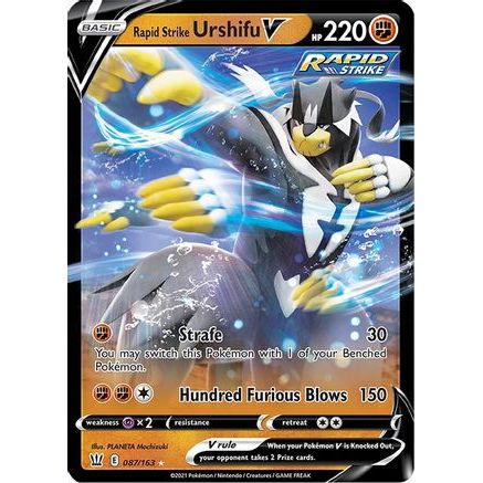 Rapid Strike Urshifu V 87/163 - SWSH05 Battle Styles Holofoil