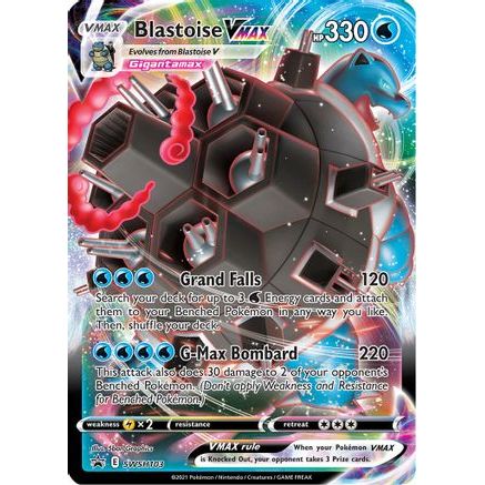 Blastoise VMAX - SWSH103 SWSH103/307 - SWSH Sword & Shield Promo Cards Holofoil