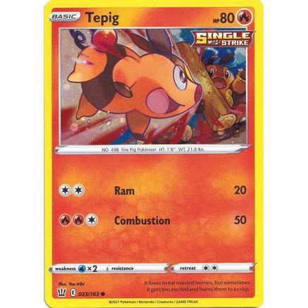 Tepig - 023/163 (Cosmos Holo) 23 - Miscellaneous Cards & Products Holofoil