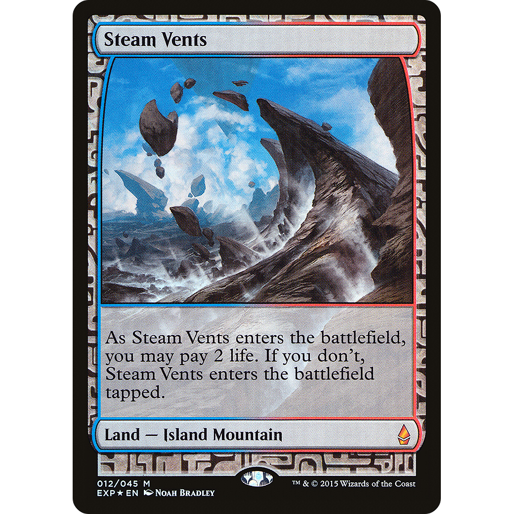 Steam Vents (EXP-012) - Zendikar Expeditions Foil
