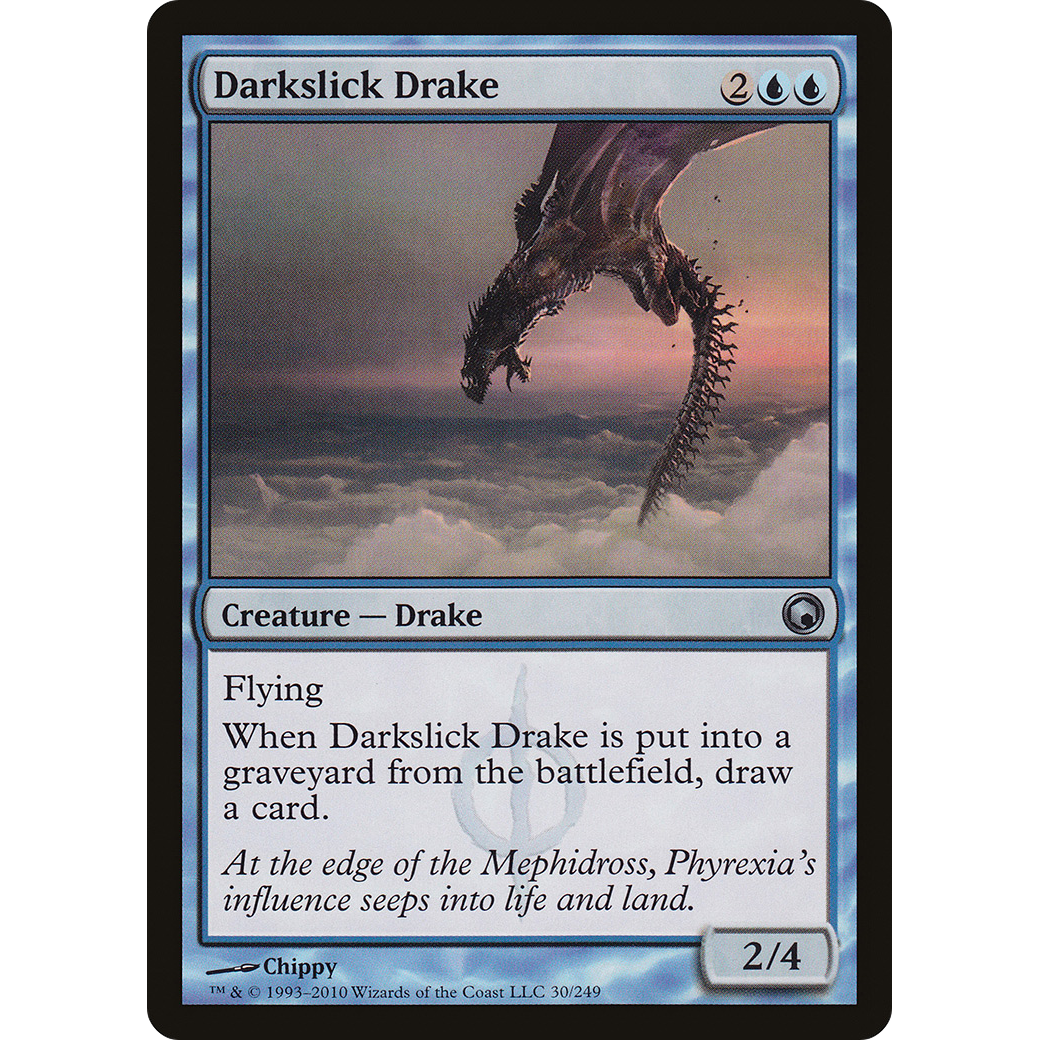Darkslick Drake (SOM-030) - Scars of Mirrodin