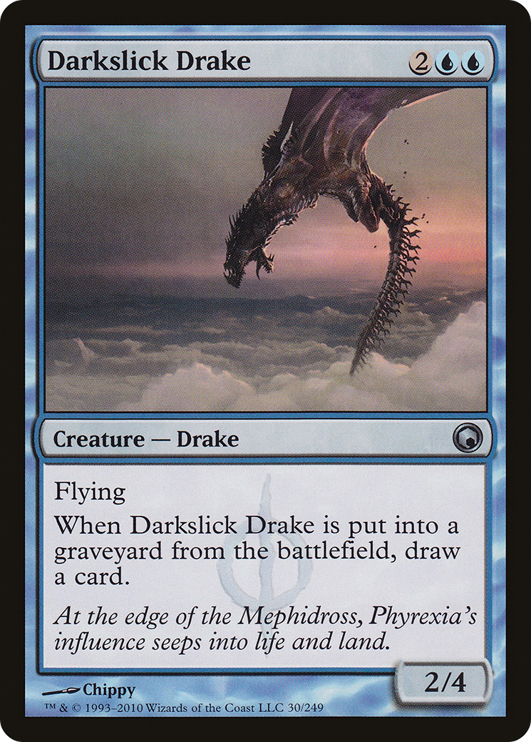 Darkslick Drake (SOM-030) - Scars of Mirrodin