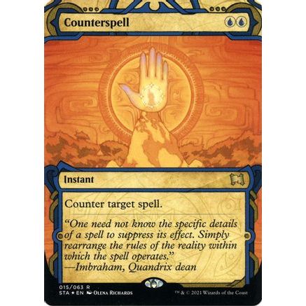 Counterspell (Foil Etched) (STA-015) - Strixhaven Mystical Archive (Borderless) Foil
