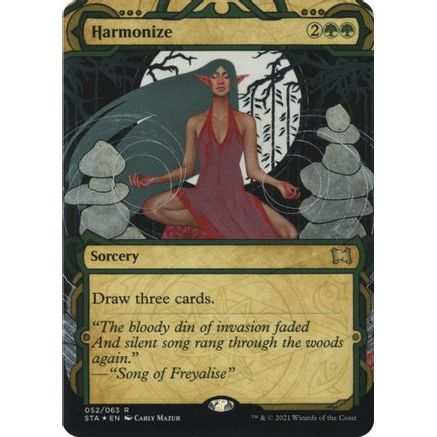 Harmonize (Foil Etched) (STA-052) - Strixhaven Mystical Archive (Borderless) Foil