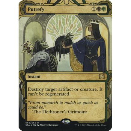 Putrefy (Foil Etched) (STA-063) - Strixhaven Mystical Archive (Borderless) Foil