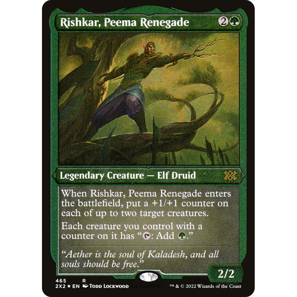 Rishkar, Peema Renegade (Foil Etched) (2X2-465) - Double Masters 2022 Foil