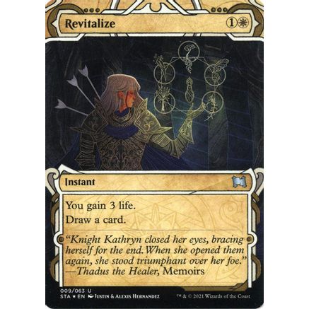 Revitalize (Foil Etched) (STA-009) - Strixhaven Mystical Archive (Borderless) Foil