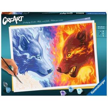 CreARt: Fire & Ice 12x16