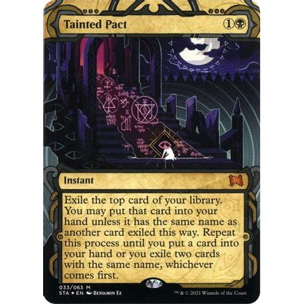 Tainted Pact (Foil Etched) (STA-033) - Strixhaven Mystical Archive (Borderless) Foil