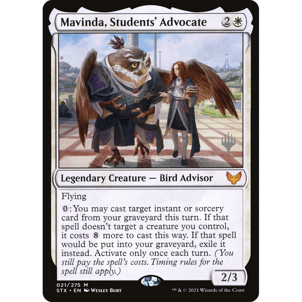 Mavinda, Students' Advocate (PPSTX-021) - Strixhaven: School of Mages Promos