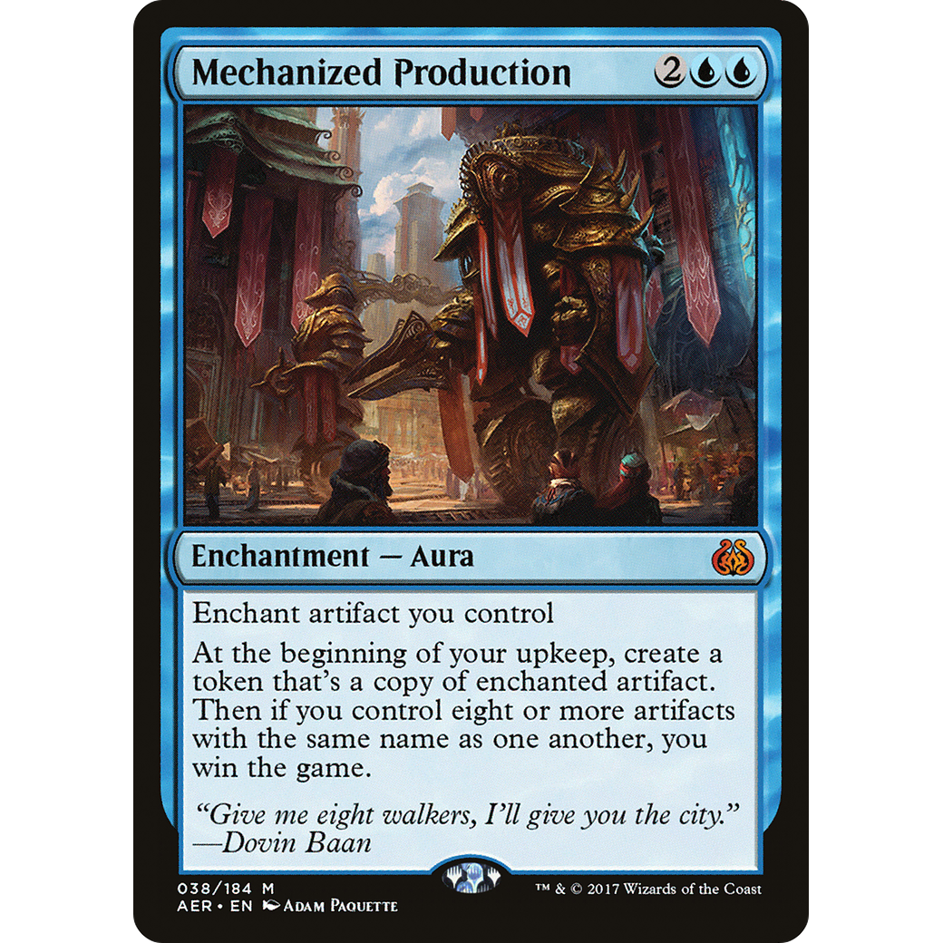 Mechanized Production (AER-038) - Aether Revolt Foil