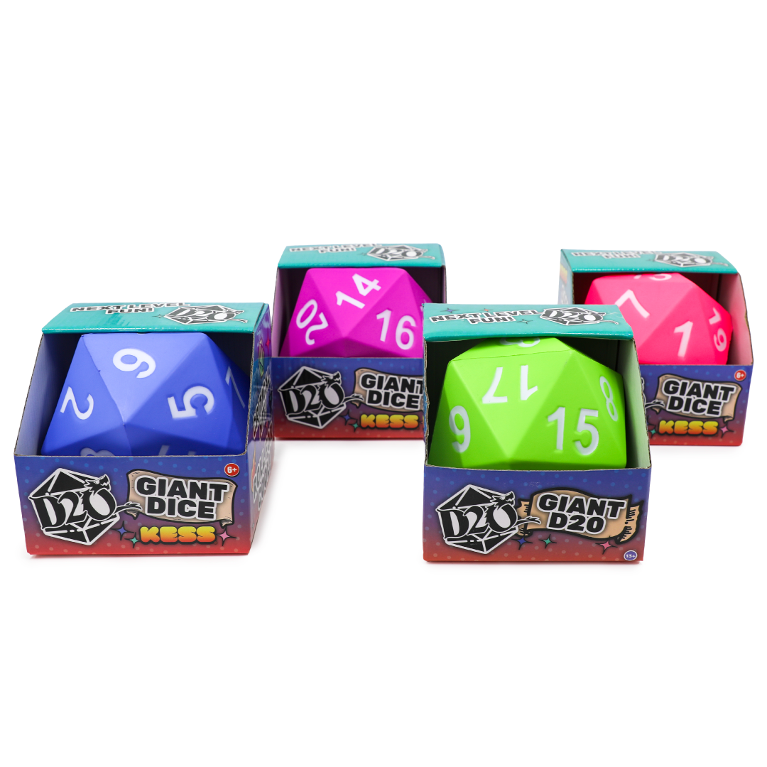 Giant D20 Foam Dice: Soft Foam Oversized 20-Sided Dice