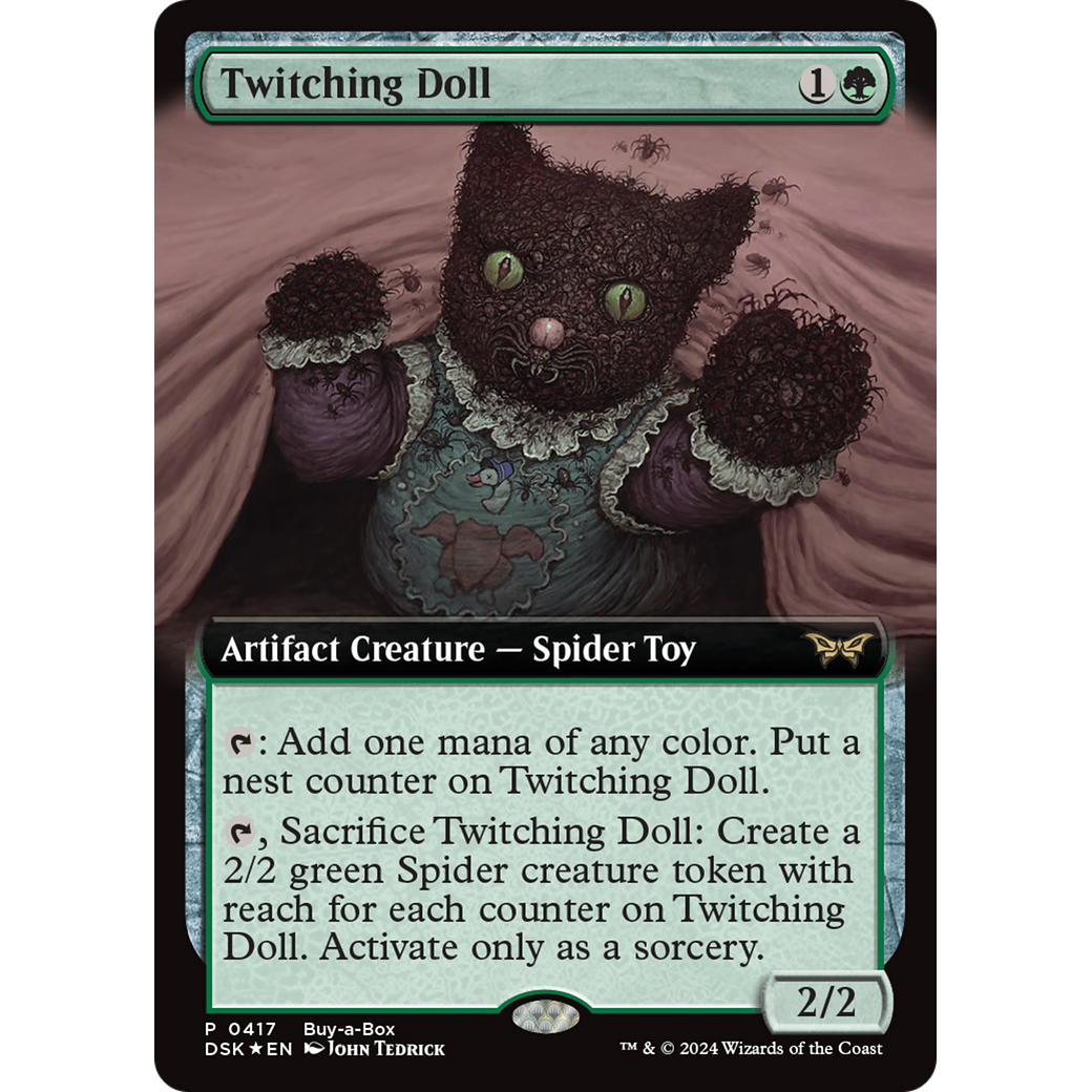 Twitching Doll (BABP-417) - Duskmourn: House of Horror: (Extended Art) Foil