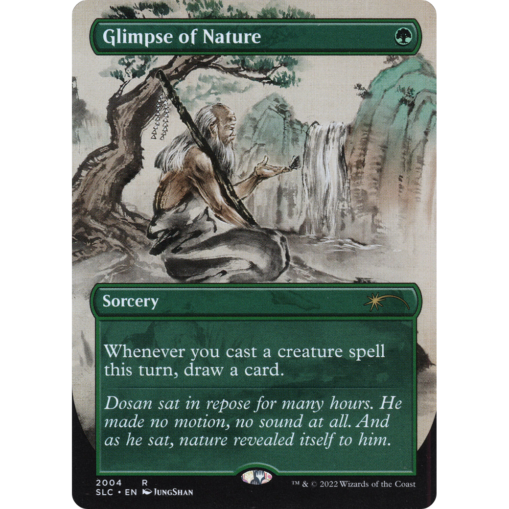 Glimpse of Nature (SLC-2004) - Secret Lair Countdown Kit (Borderless) Foil