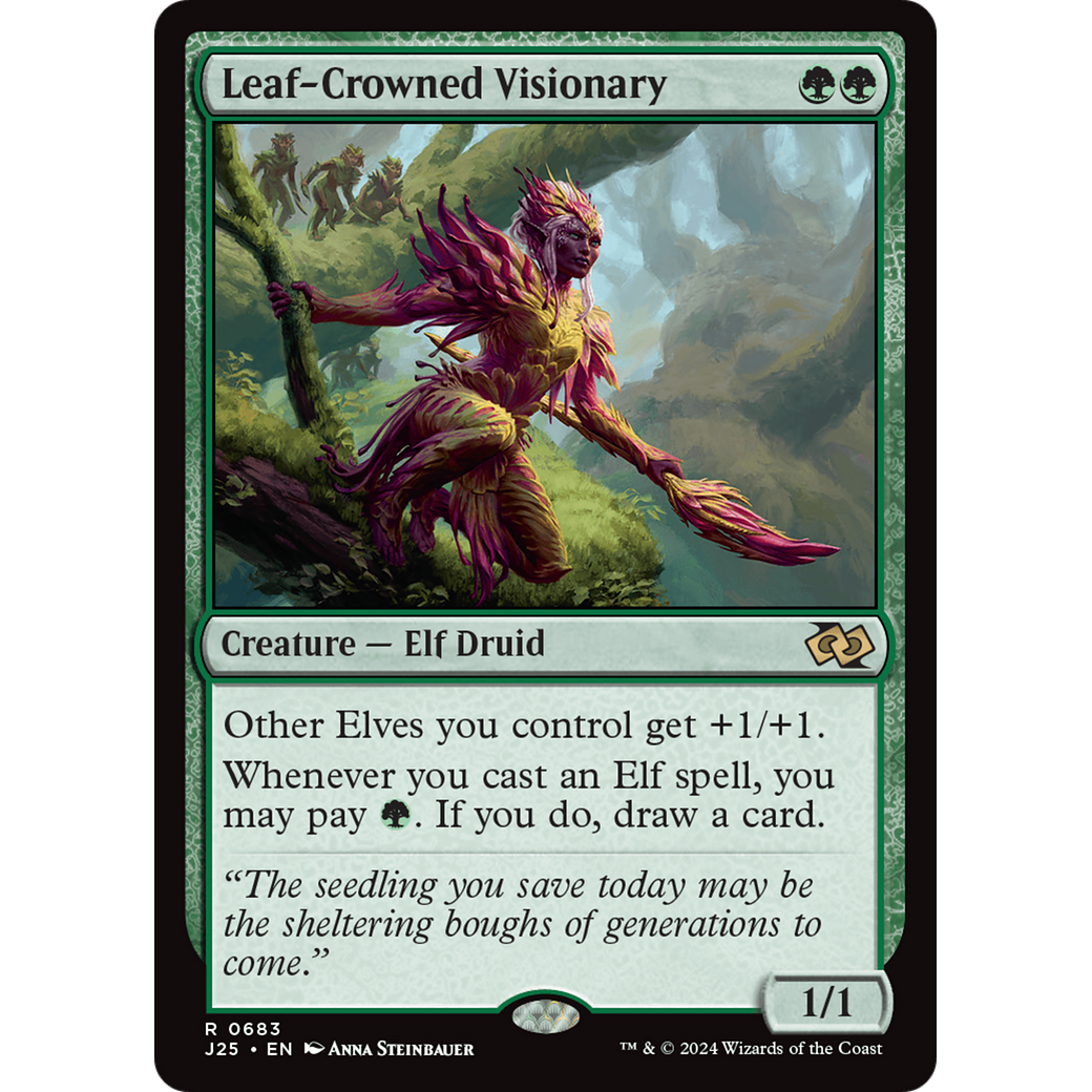 Leaf-Crowned Visionary (J25-683) - Foundations Jumpstart