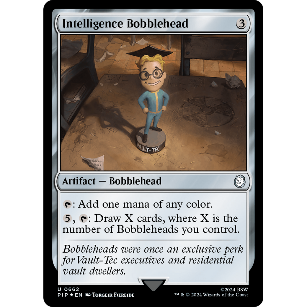 Intelligence Bobblehead (PIP-662) - Fallout Foil