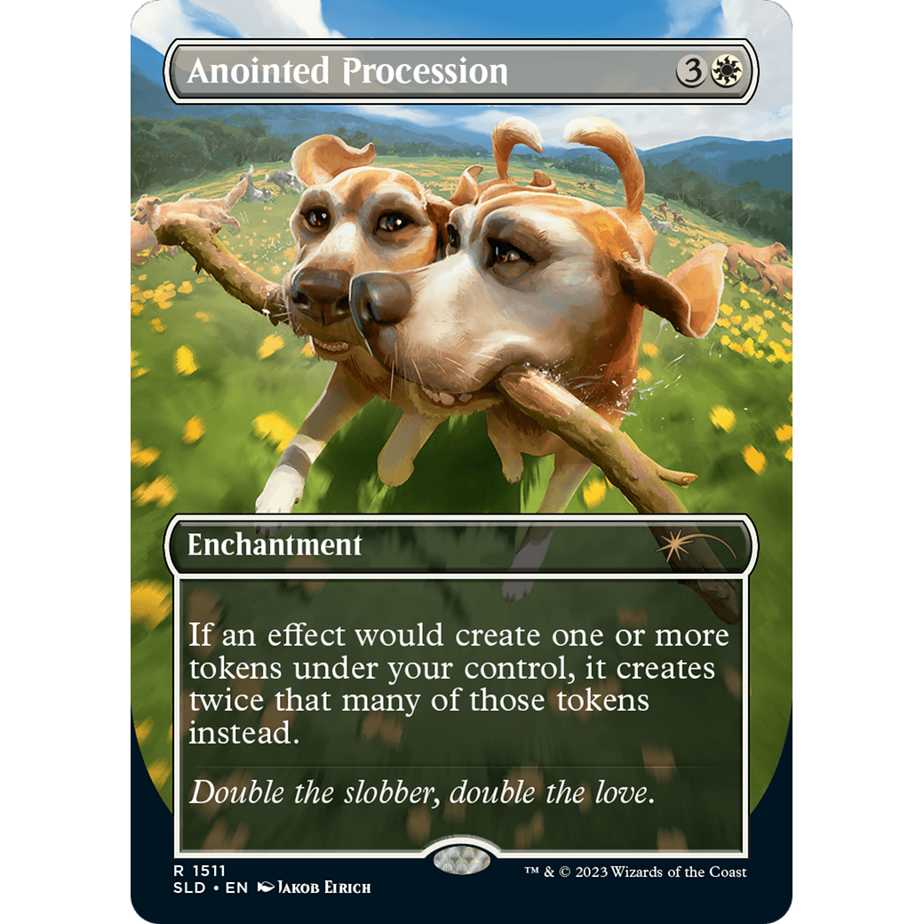 Anointed Procession (SLD-1511) - Secret Lair Drop (Borderless) Foil