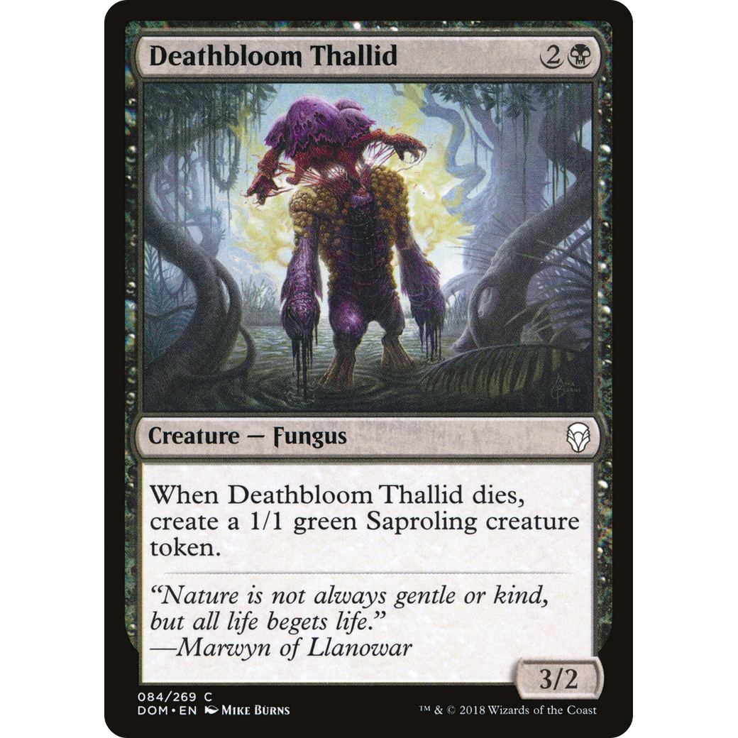 Deathbloom Thallid (DOM-084) - Dominaria Foil