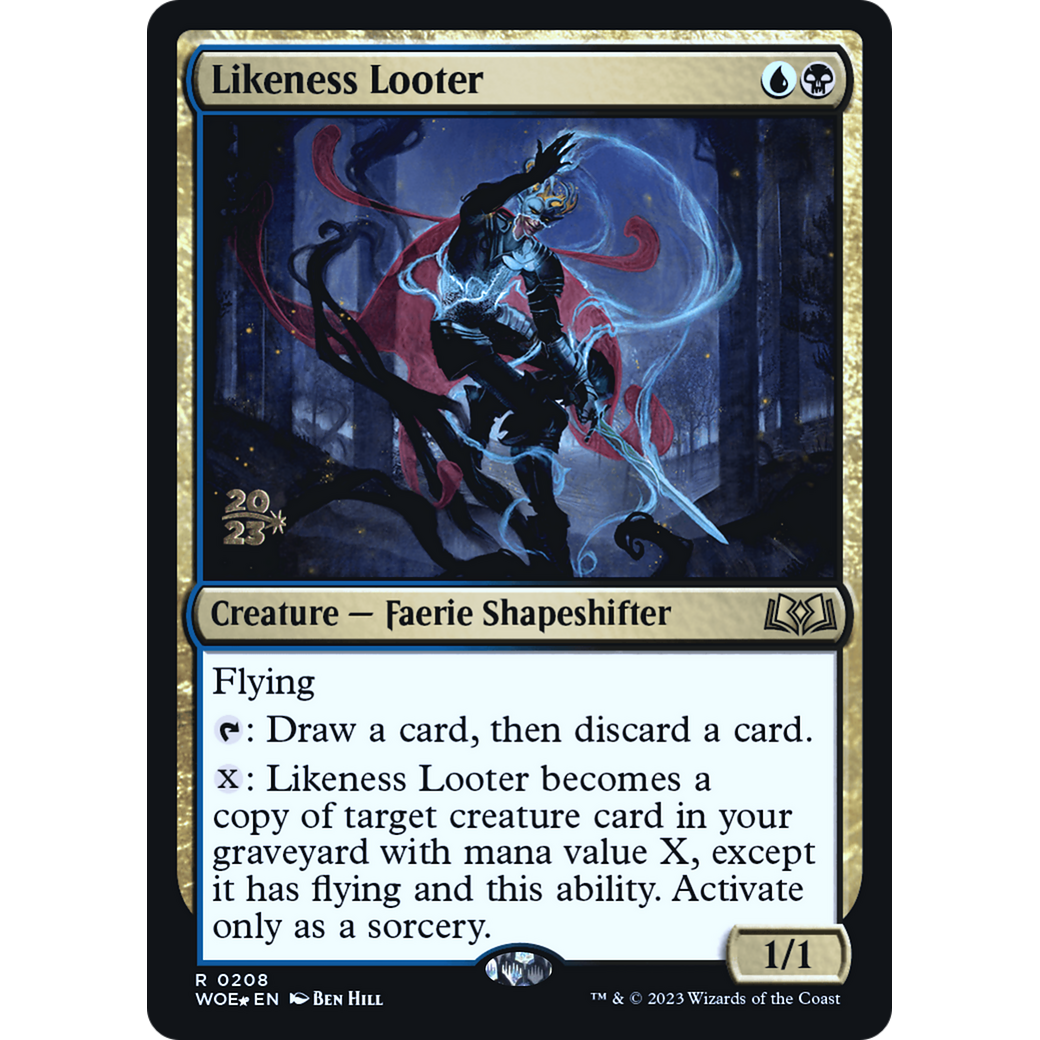 Likeness Looter (PRE-208S) - Wilds of Eldraine Promos Foil