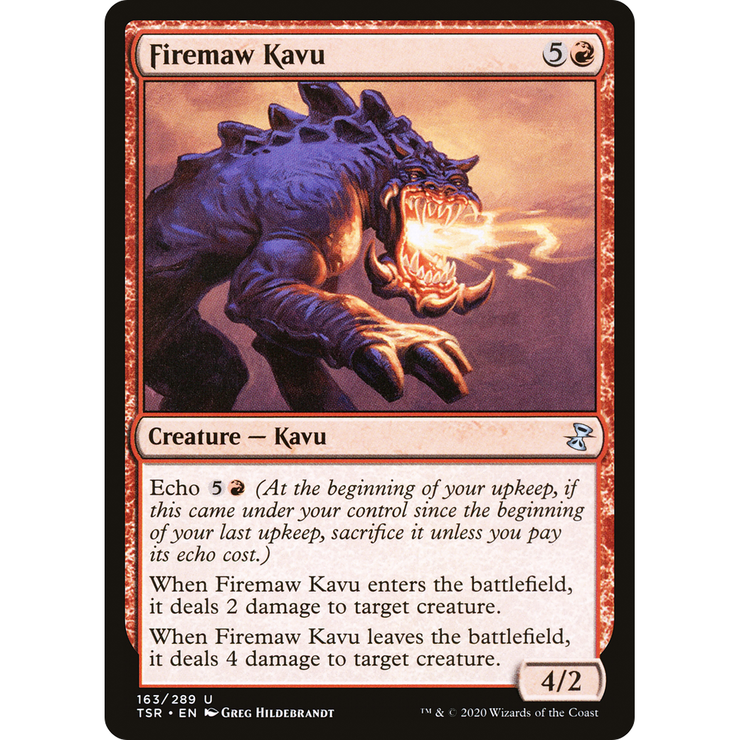 Firemaw Kavu (TSR-163) - Time Spiral Remastered Foil