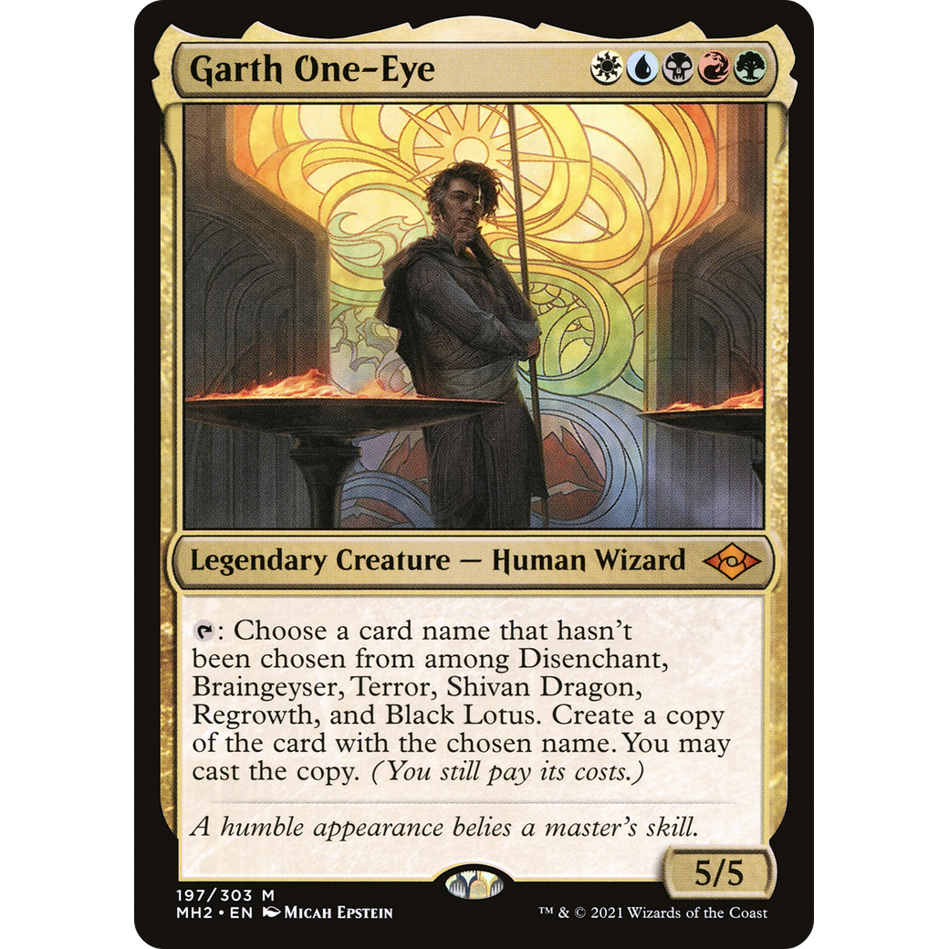 Garth One-Eye (MH2-197) - Modern Horizons 2 Foil