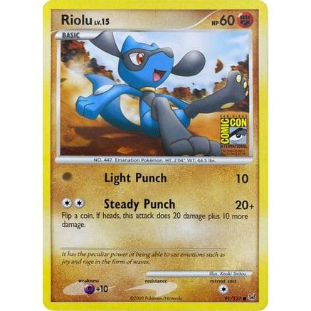 Riolu - 91/127 (SDCC 2009) 91 - Miscellaneous Cards & Products
