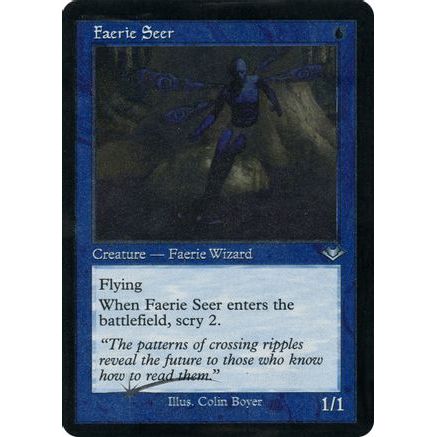 Faerie Seer (Retro Frame) (Foil Etched) (MH1-008) - Modern Horizons Foil