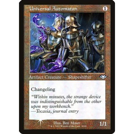 Universal Automaton (Retro Frame) (Foil Etched) (MH1-038) - Modern Horizons Foil