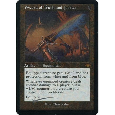 Sword of Truth and Justice (Retro Frame) (Foil Etched) (MH1-032) - Modern Horizons Foil