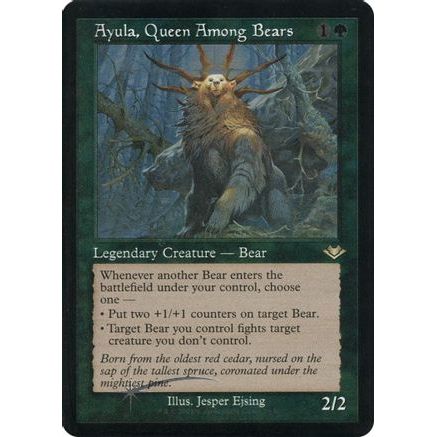 Ayula, Queen Among Bears (Retro Frame) (Foil Etched) (MH1-019) - Modern Horizons Foil