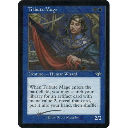 Tribute Mage (Retro Frame) (Foil Etched) (MH1-010) - Modern Horizons Foil