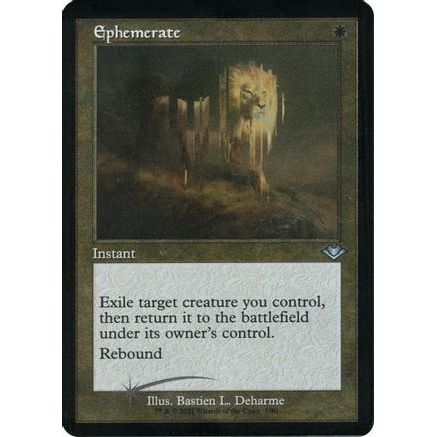Ephemerate (Retro Frame) (Foil Etched) (MH1-001) - Modern Horizons Foil