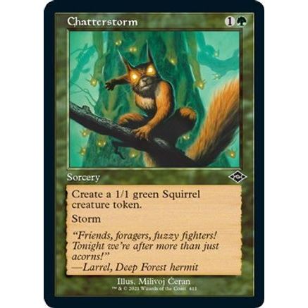Chatterstorm (Retro Frame) (Foil Etched) (MH2-411) - Modern Horizons 2 Foil