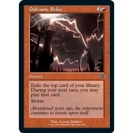 Galvanic Relay (Retro Frame) (Foil Etched) (MH2-406) - Modern Horizons 2 Foil