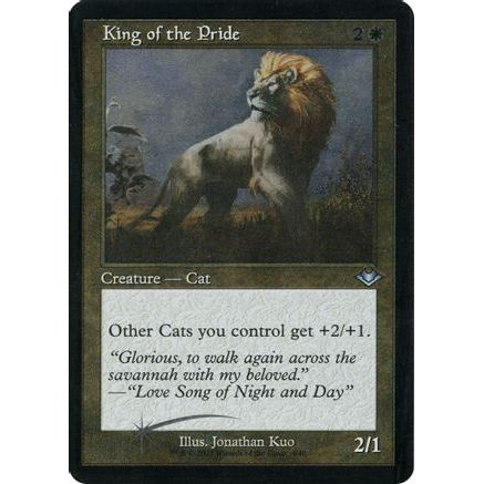 King of the Pride (Retro Frame) (Foil Etched) (MH1-004) - Modern Horizons Foil