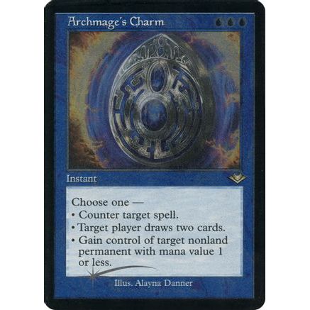 Archmage's Charm (Retro Frame) (Foil Etched) (MH1-007) - Modern Horizons Foil