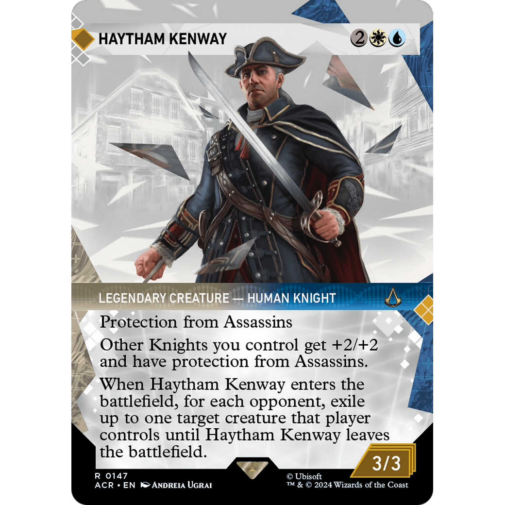 Haytham Kenway (Showcase) (ACR-147) - Assassin's Creed: (Showcase) (Borderless) Foil