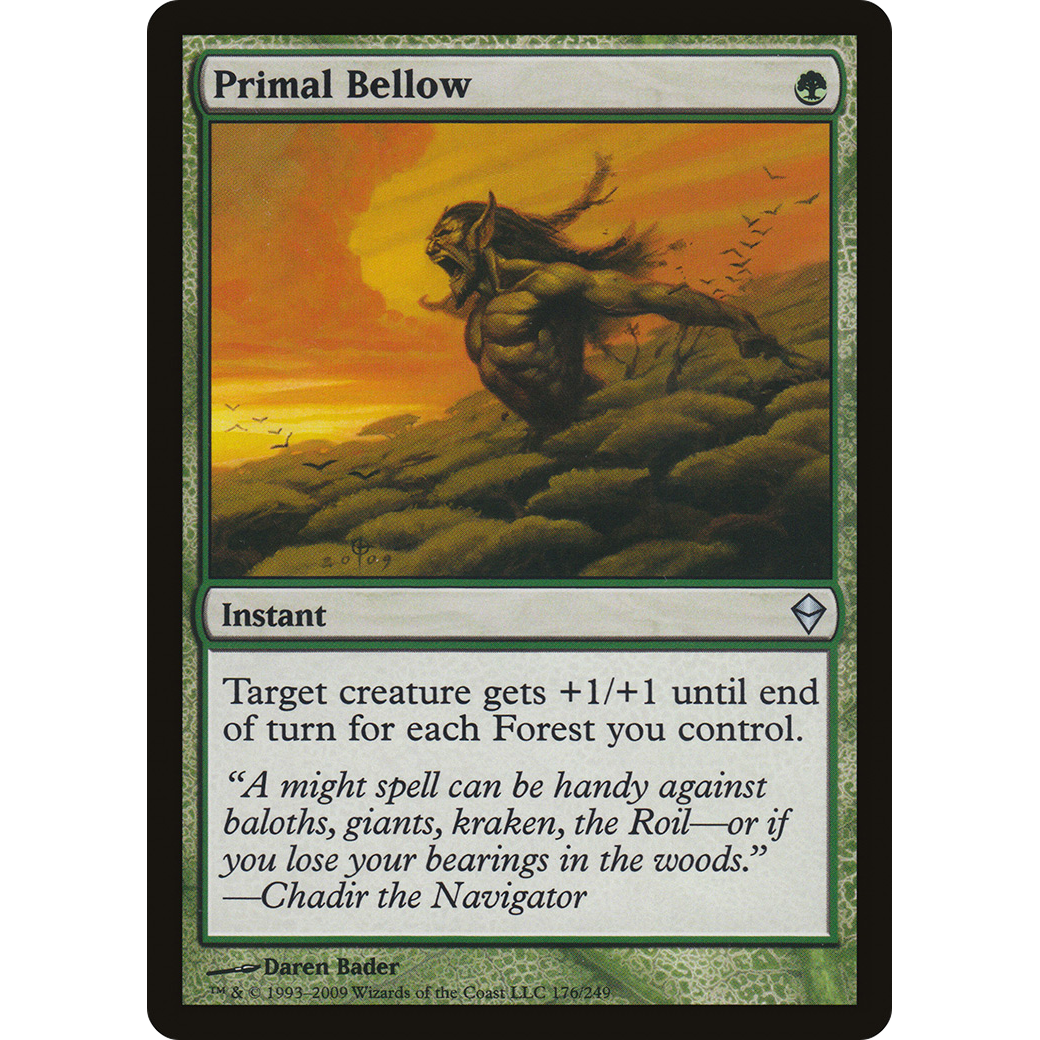 Primal Bellow (ZEN-176) - Zendikar Foil