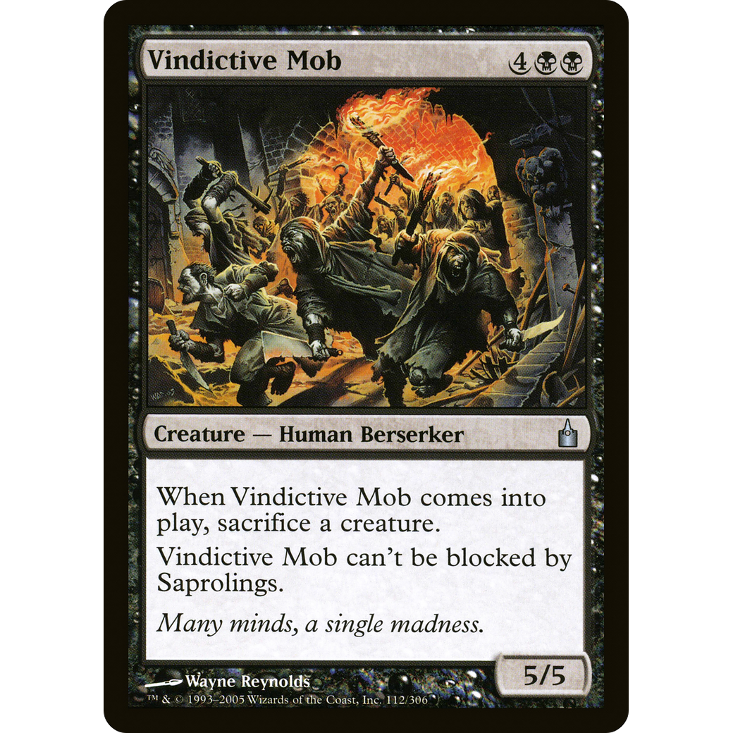 Vindictive Mob (RAV-112) - Ravnica: City of Guilds