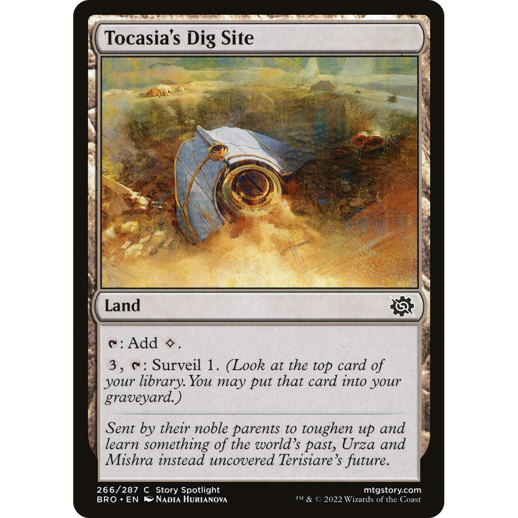 Tocasia's Dig Site (BRO-266) - The Brothers' War Foil